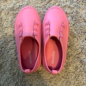 Mini Melissa Girls Platform Slip Ons